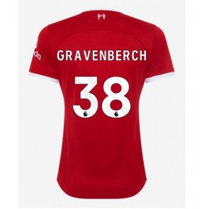 Liverpool Ryan Gravenberch #38 Koszulka Podstawowych Kobiety 2023-24 Krótki Rękaw